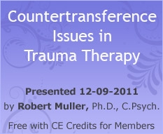 Countertransference Issues in Trauma Therapy