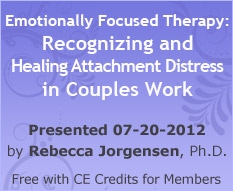 Emotionally Focused Therapy: