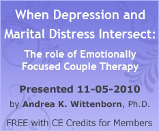 When Depression and Marital Distress Intersect: