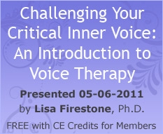 Challenging Your Critical Inner Voice: An Introduction to Voice Therapy