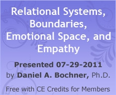 Relational Systems, Boundaries, Emotional Space, and Empathy