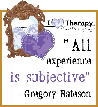 Quote on subjectivity by Gregory Bateson