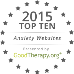 Logo reading 2015 Top Ten Anxiety Websites