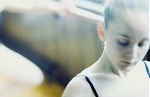 Contemplative ballerina