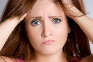 Close up of a girls face