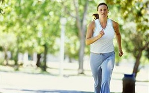 Woman jogging