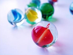 Colorful marbles