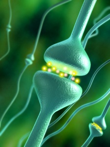 Illustration of neurotransmitter