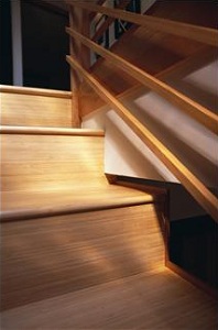 Wooden staircase