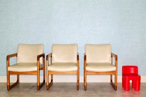 Three normal chairs and a child chair