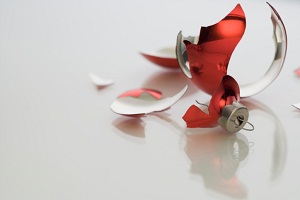 Broken Christmas ornament
