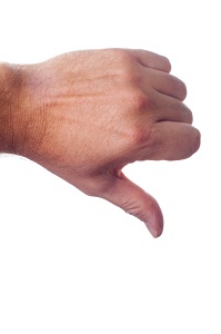 Thumbs down