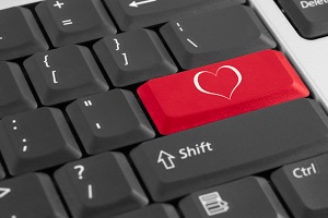 Heart button on keyboard