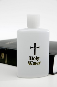 Bible and holy water