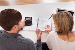 Couple making plans