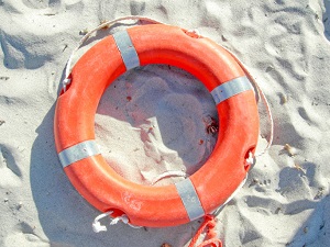 buoy on the beach
