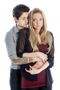 Gay couple unhappy 