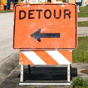 detour sign