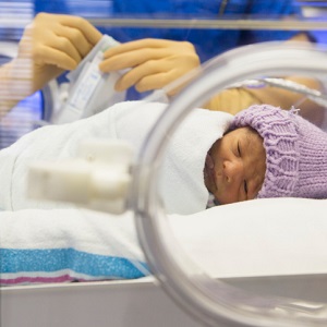 Premature Baby in Incubator