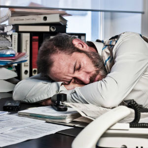 tired businessman