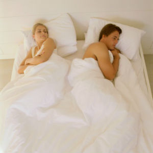 couple having problems in bed