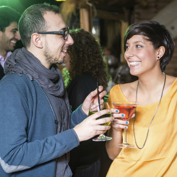 young people socializing at a party