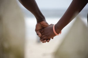 People holding hands