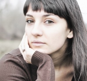 contemplative woman