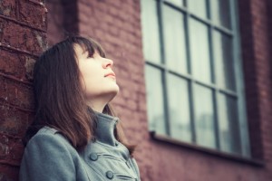 Pensive woman