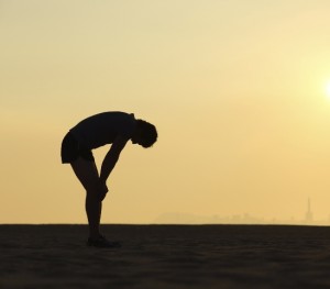 Silhouette at sunset