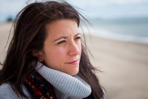 woman at the beach