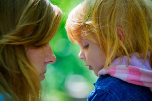 Mother with her daughter