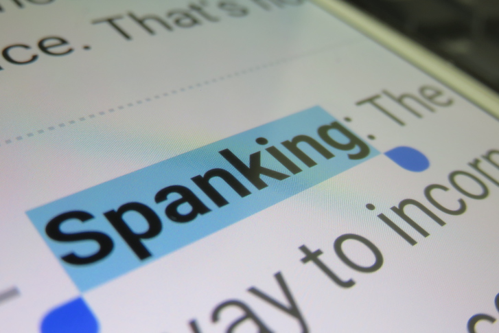 spanking definition