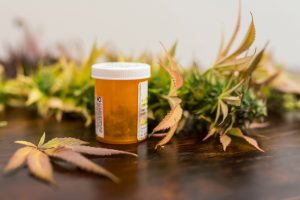 Medical marijuana prescription bottle