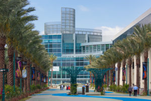 Outside view of Anaheim Convention Center