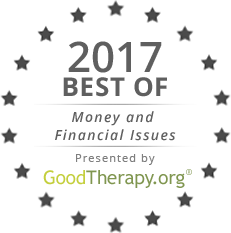Seal with text reading 2017 Best of Money and Financial Issues 