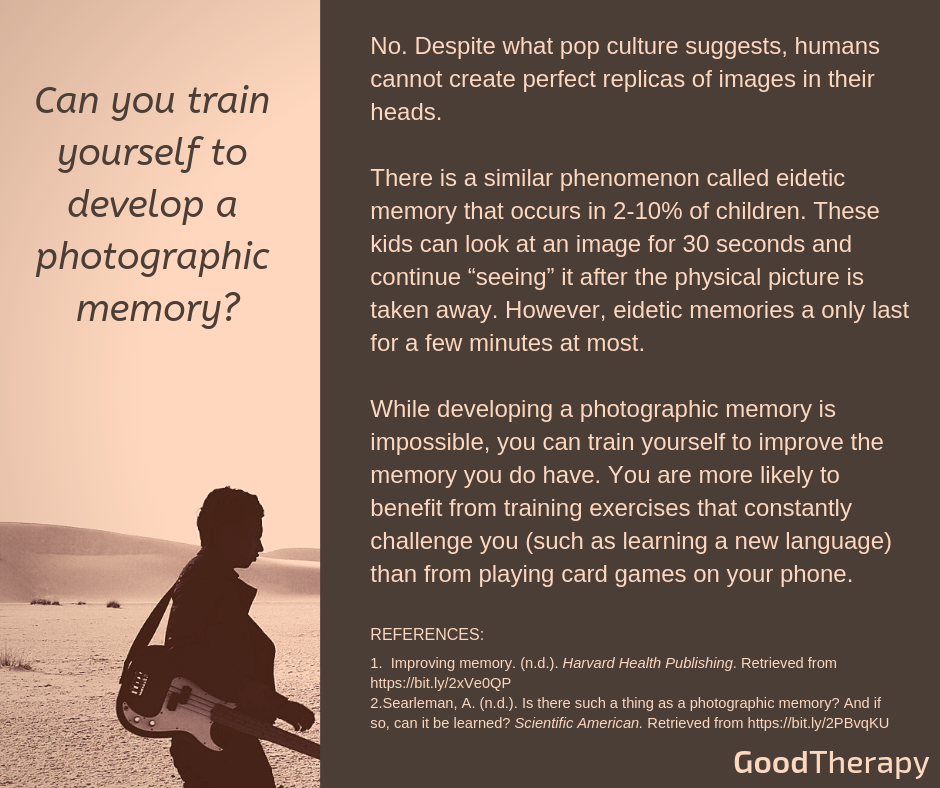 research on photographic memory