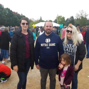 GoodTherapy team members attending AFSP's 2019 Out of the Darkness Walk at Marathon Park in Olympia, Washington.