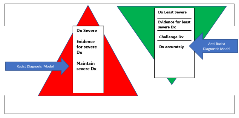 Turn It Upside Down: An Anti-Racist Diagnostic Model