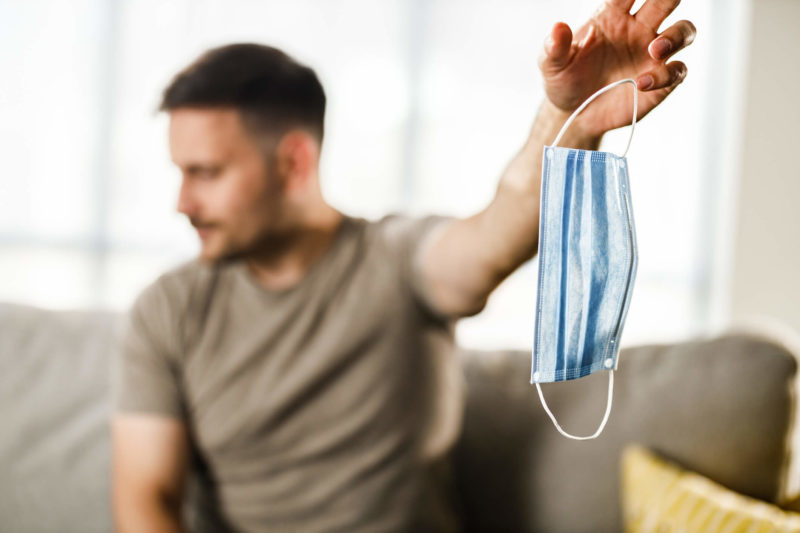 Occupational therapy for people with mask anxiety undergoing