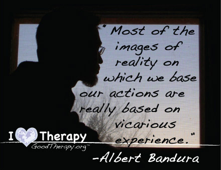 Quote on vicarious reality by Albert Bandura