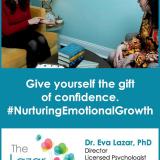 Dr. Eva helps clients identify ineffective behavioral patterns which sabotage self-confidence.
