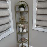 I liked incorporating pink, white, tan and gold into my office aesthetics! Somewhat \"girly\" yet professional!