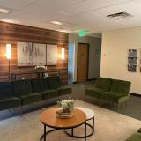 Waiting room and private office entry 