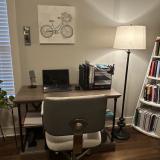My telehealth workspace.