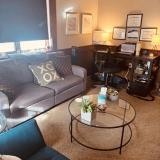 Warm, inviting office space