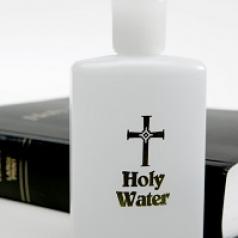Bible and holy water