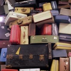 stack of suitcases