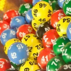 colorful lottery balls
