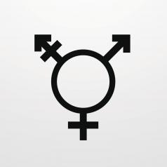Transgender symbol, the combined "male" and "female" symbols